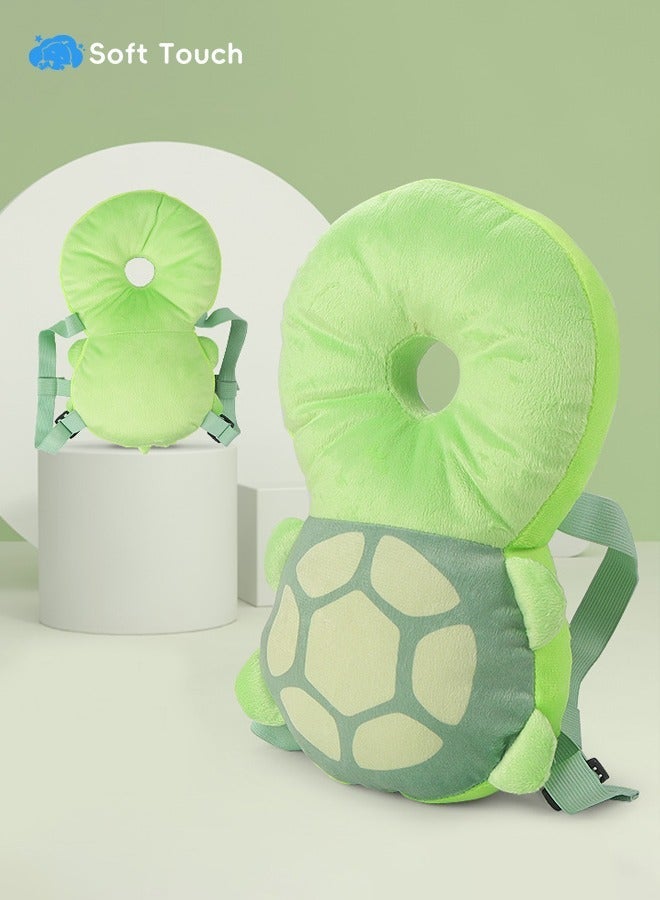 Soft Touch Anti-Fall Baby Head Protector Backpack, Adjustable Infant Head Safety Cushion for Crawling, Walking & Learning to Walk, Soft Toddler Protective Pad - Image 1